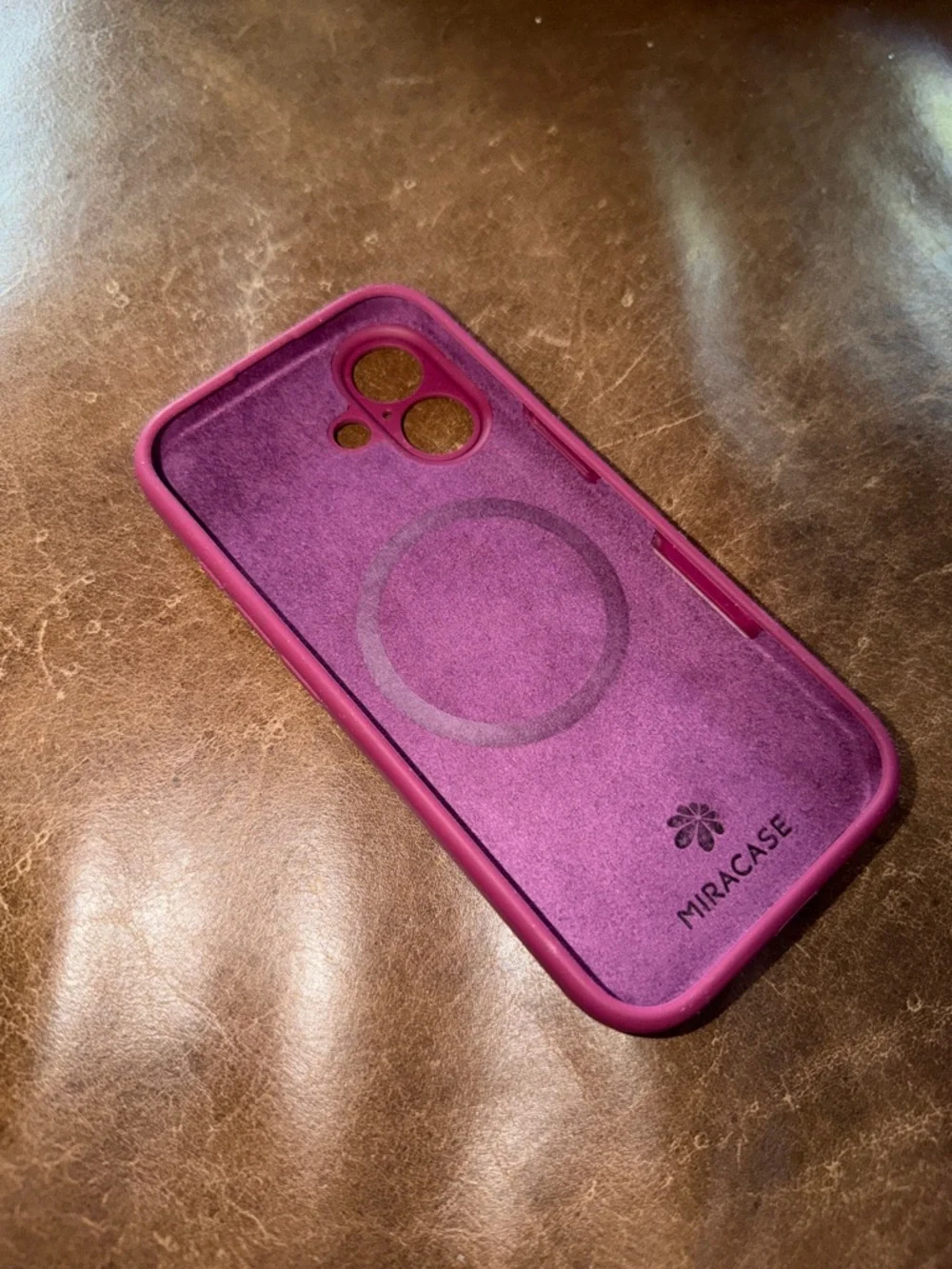 Brand New Iphone 17 Magenta Silicone MagSafe-Compatible Phone Case